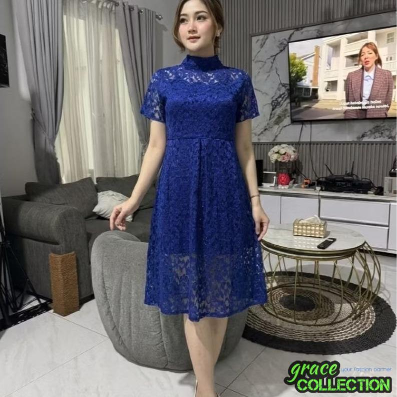 GRAC3COLL FASHION ANAK AI2607 - DRESS PESTA ANAK REMAJA SHALOM SIZE S & M (7-15TAHUN) - PARTY DRESS 
