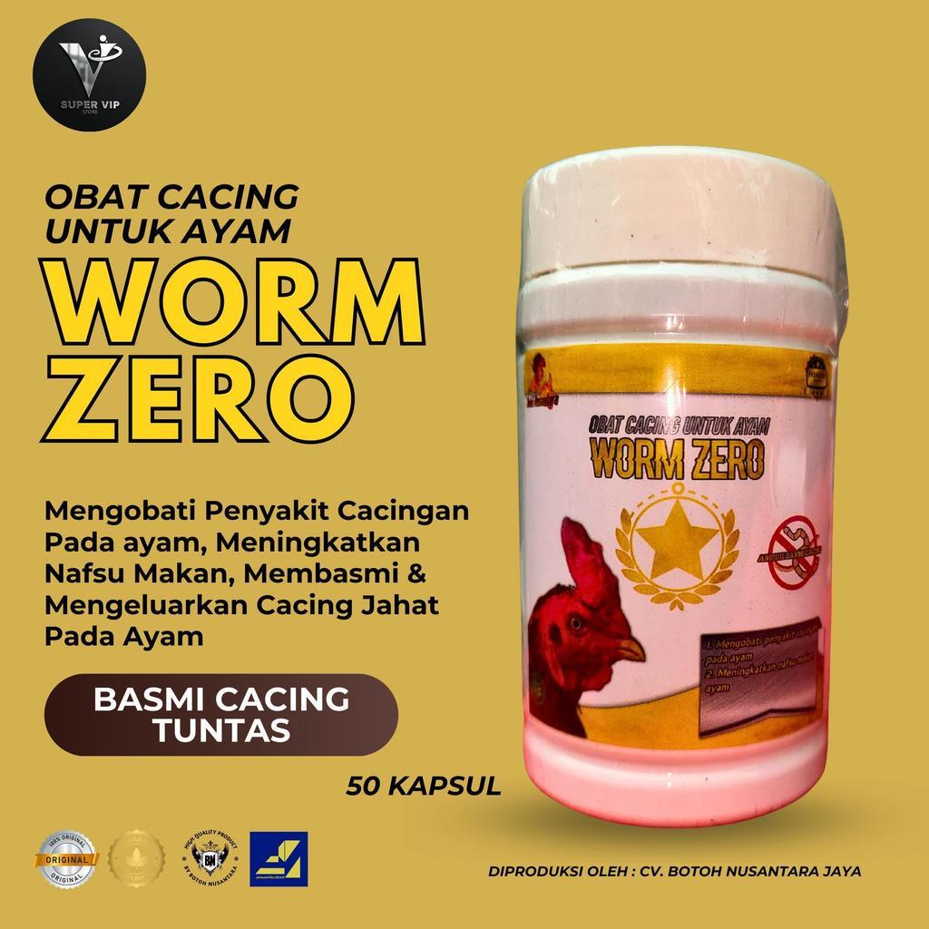Worm Zero- Obat Ayam Cacingan Ampuh Mengobati Penyakit Cacingan & Meningkatkan Nafsu Makan Ayam