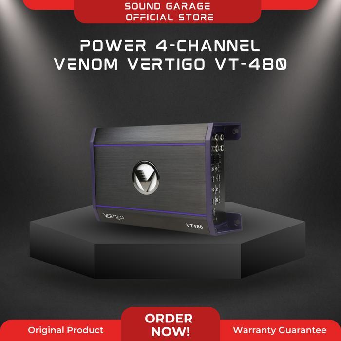 POWER AMPLIFIER 4-CHANNEL VENOM VERTIGO SERIES VT 480 - CSA