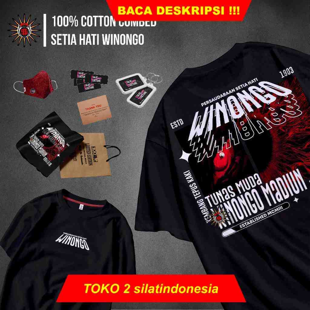 Kaos Pshw Winongo Pshw Setia Hati Kode Winongo Dark