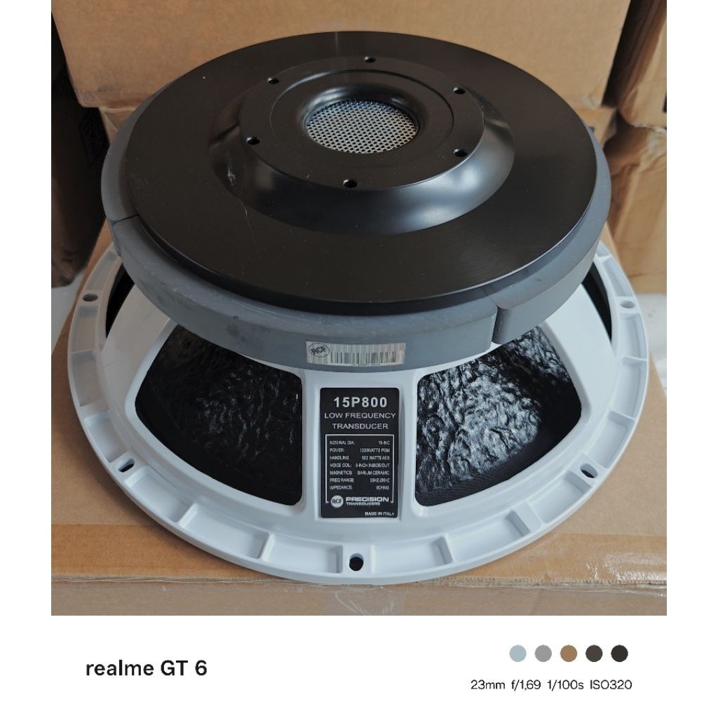 Komponen Speaker / 15 Inch / RCF LF15P800 W / VC 4.5 IN / LF15 P800 W LF 15 P800 White 15P800 Putih 