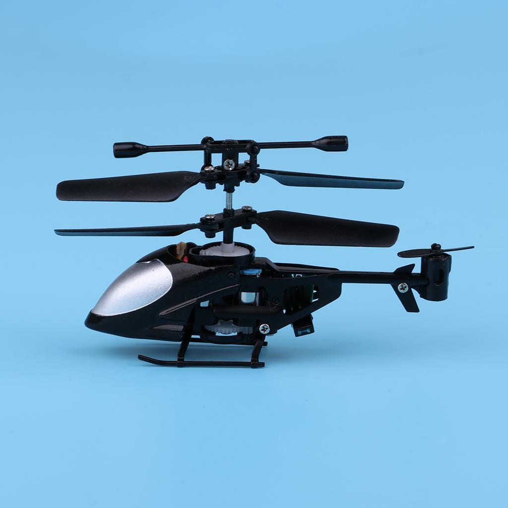 Remote Control Mini RC Helicopter Lightweight Micro Drone Plane with Propeller for Kids Indoor Gift