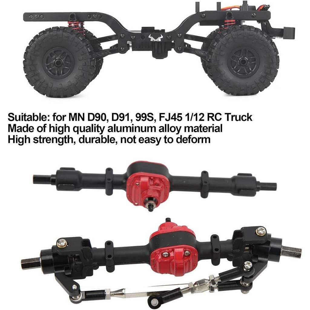 Penggerak Ganti Suku Cadang Mobil RC Aksesori Mobil RC 1/12 Mobil RC Kontrol Jarak Jauh Aksesori DIY