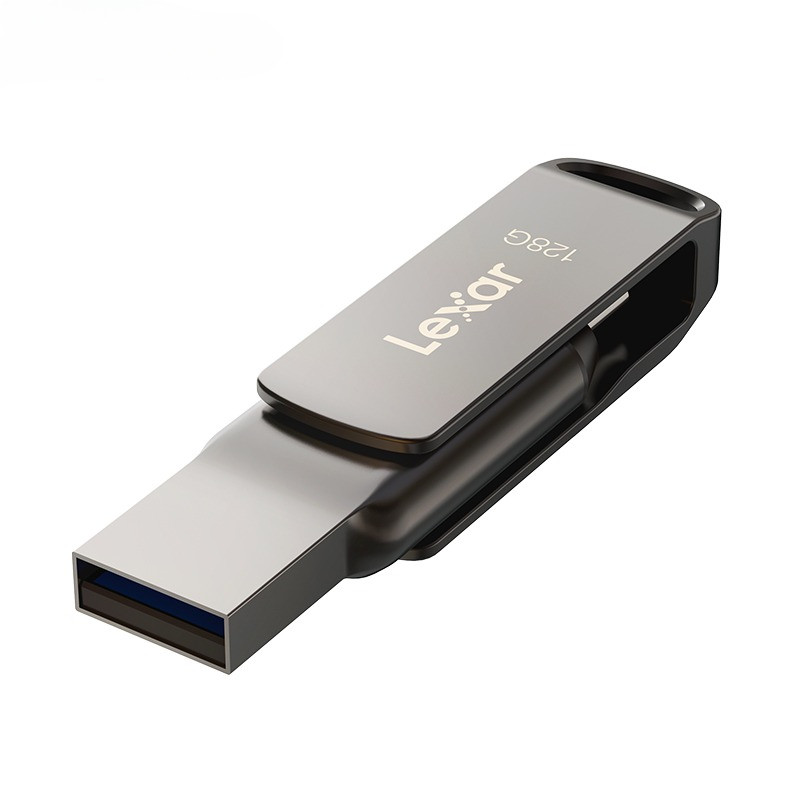 Lexar D400 USB Flash Drive USB 3.1 Type C/A Memory Stick Dual Slot USB Flash Drive 32GB 64GB 128GB 2