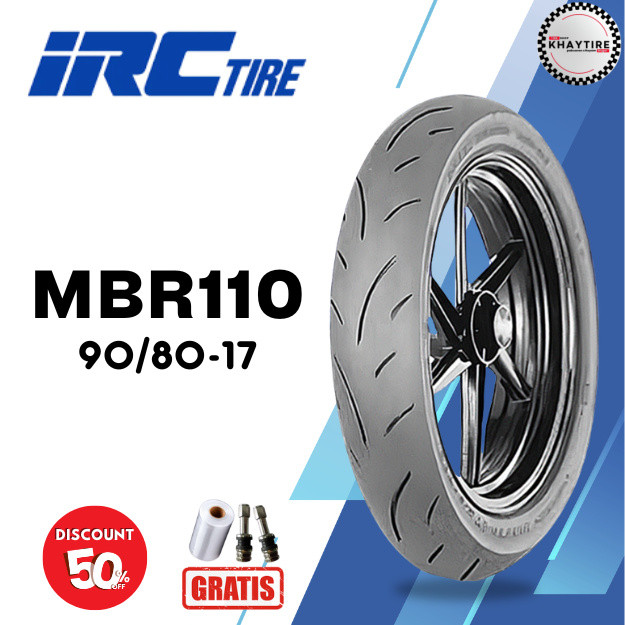 Ban Motor Soft Compound IRC MBR-110 90/80 Ring 17 Tubeless