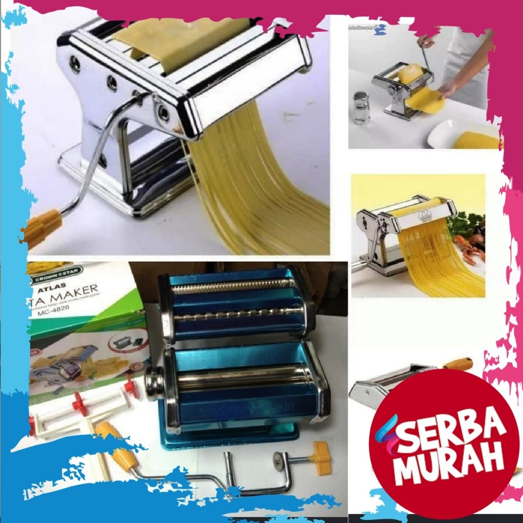 Homelux Ampia Pasta Maker AMP 150 / Gilingan Mie Manual Q-8138 / Q2 Gilingan HA-8150/ Crown Gilingan