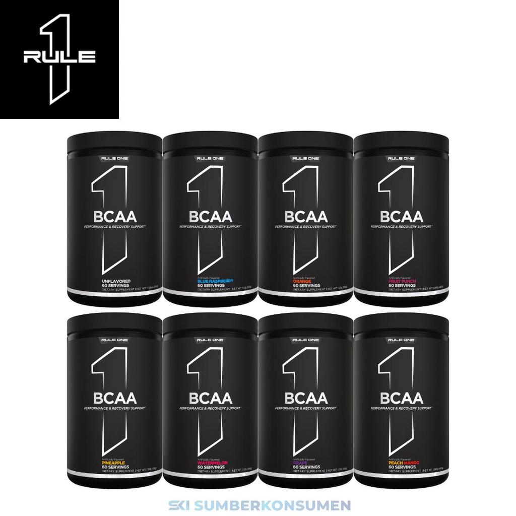 R1 BCAA 60 Serving 2:1:1 Leucine Isoleucine Valine / Rule 1 Ruleone One