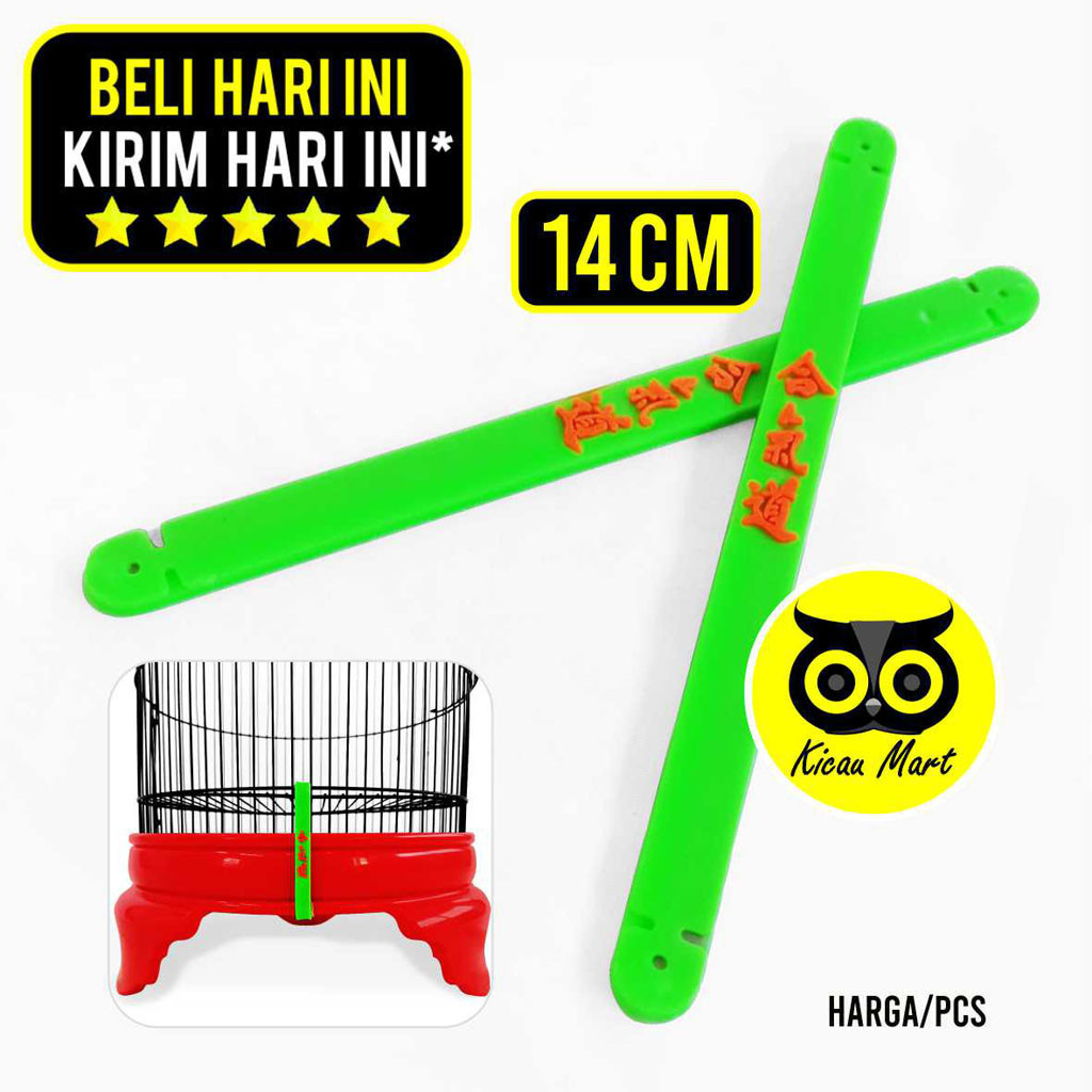 KICAU MART Jepitan Klem Motif Aksara Full Karet Pengait Plat Jepit Anti Karat Jepitan Tebok Sangkar 