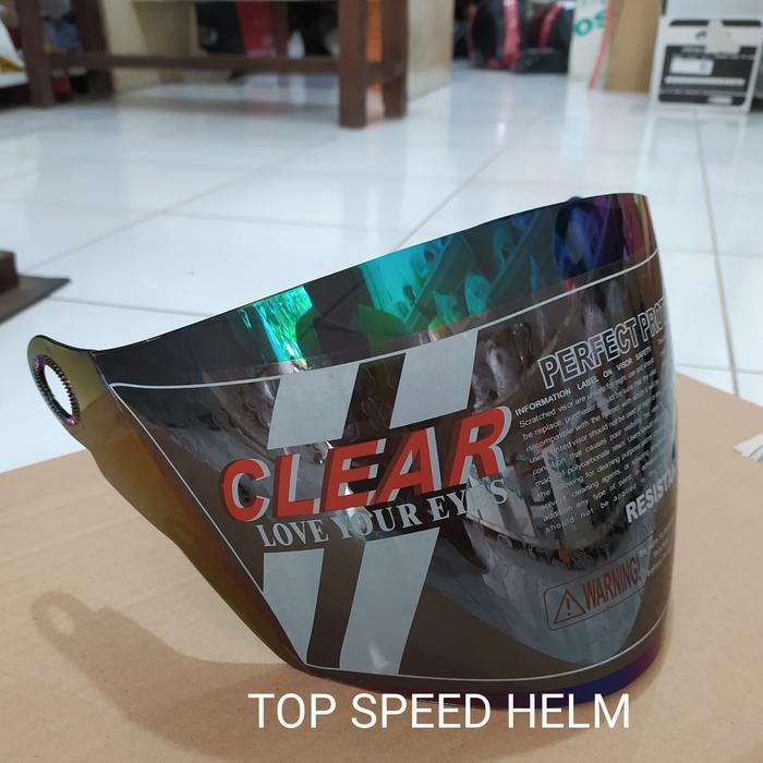 kaca helm takachi caberg cm ckm arl dll hitam pelangi