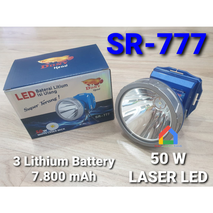 4.4 SALE Senter Kepala Dony SR 777 Super Terang / Dony Senter Kepala SR777 (50 Watt)