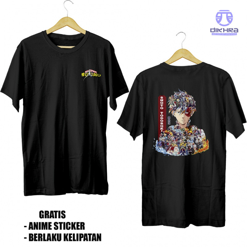 Kaos Anime Shoto Todoroki- My Hero Academia -  DIKHRA