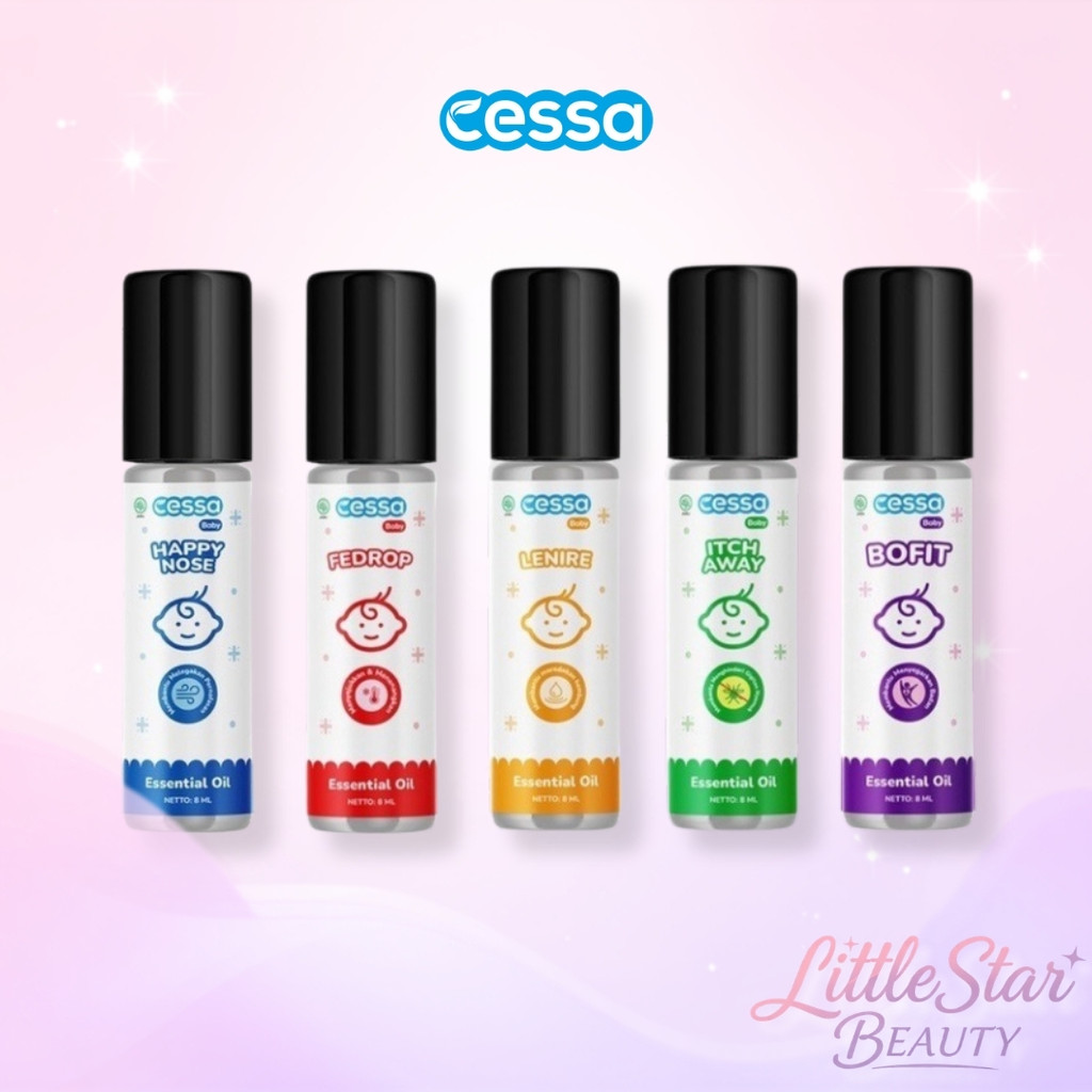 Cessa Baby Essential Oil 8ml Minyak Roll On Bayi Esens Pereda Batuk Pilek Demam Melegakan Nafas