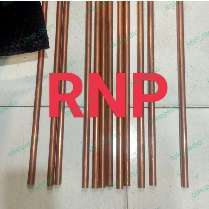 grounding rod stick rod 5/8 atau 16mm asli tembaga full1m/2m/3m - 3 Meter [Terlaris]