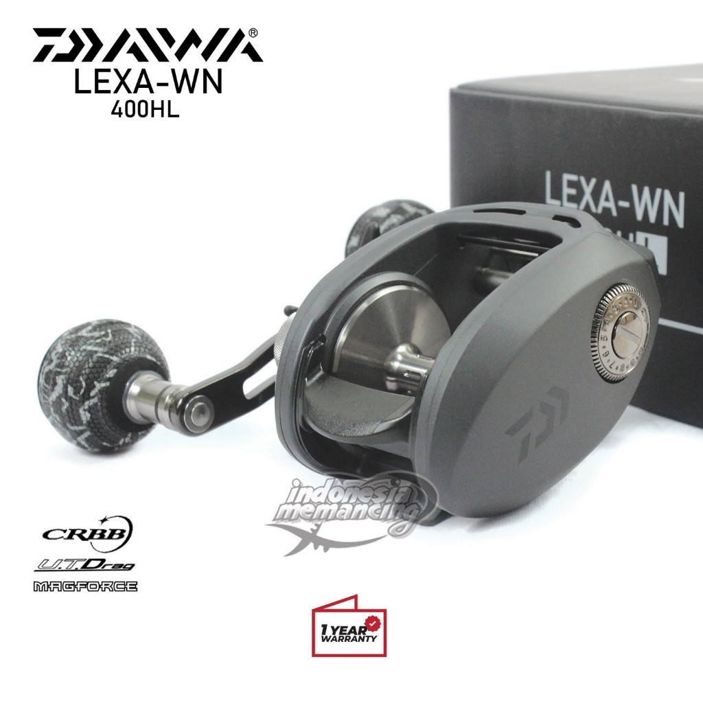 Reel BC DAIWA LEXA WN | 400HL | Handle Kiri | Bait Casting | Metal Frame | Saltwater [20] ~ IM Plaza