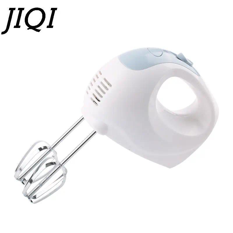 JIQI Electric handheld food mixer Egg cream blender food processor Whisk Food grade 5 gears One key 