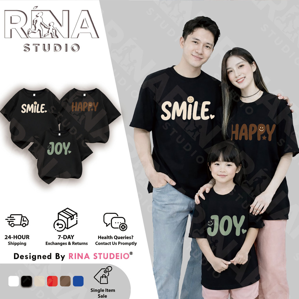Siap Kirim & COD(dikirim dalam 24 jam)RINA STUDIO | baju couple keluarga | Bergambar Family, Kaos Ke