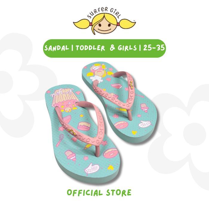 Surfer Girl Cooking Time Sandal 252TBSN001BLU 252GBSN001BLU | Sandal Anak Perempuan Lucu | Sandal An