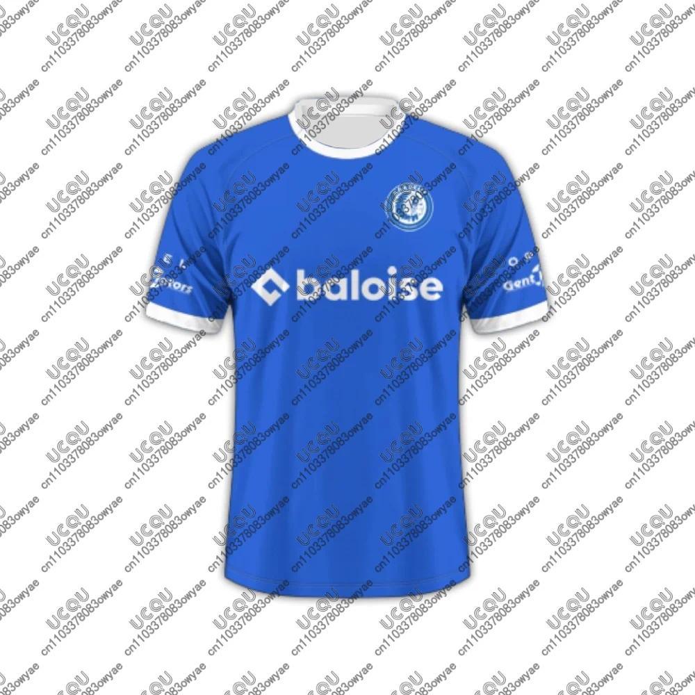 2025-26 Mens Kids Boys Breathable Football Jersey Top Adult K-KAA G-Gent Summer Soccer Sports Away G