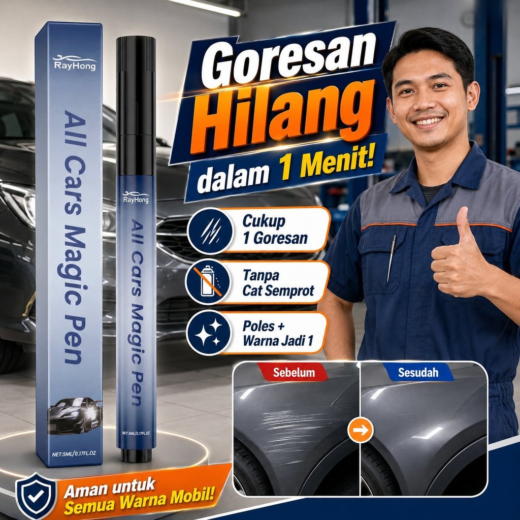 [Removes Scratches] Pensil Cat Mobil / Cat Touch Up / Hapus Goresan / Perbaikan Cat Mobil / Penghapu