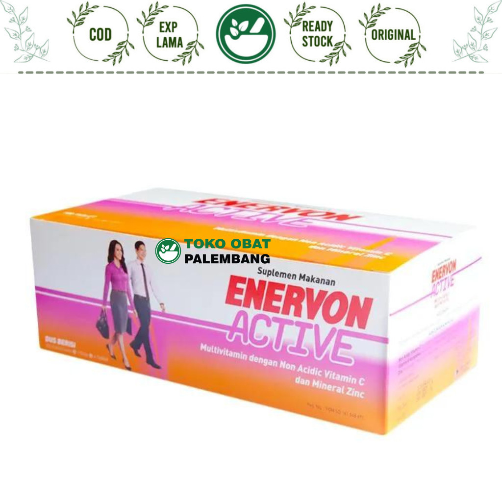 1 BOX ENERVON ACTIVE STRIP ISI 25 ENERVON C ACTIVE 100 TABLET VITAMIN