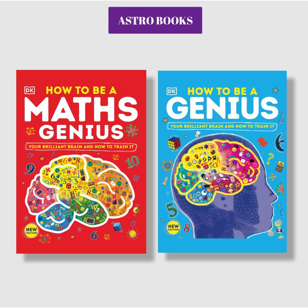 Buku How to Be a Maths Genius & a Genius - Full Color