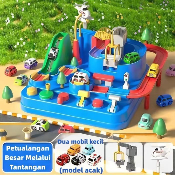 Mainan adventure car/Mainan Anak Car /Adventure Brain Game/Mainan brain game Manipulative Rescues Sq