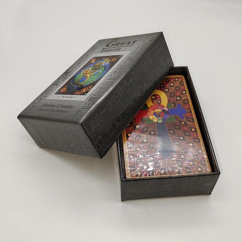 Aleister Crowley Luxe 80 Kartu Ramalan: Kartu Tarot Ramalan THOTH yang Agung