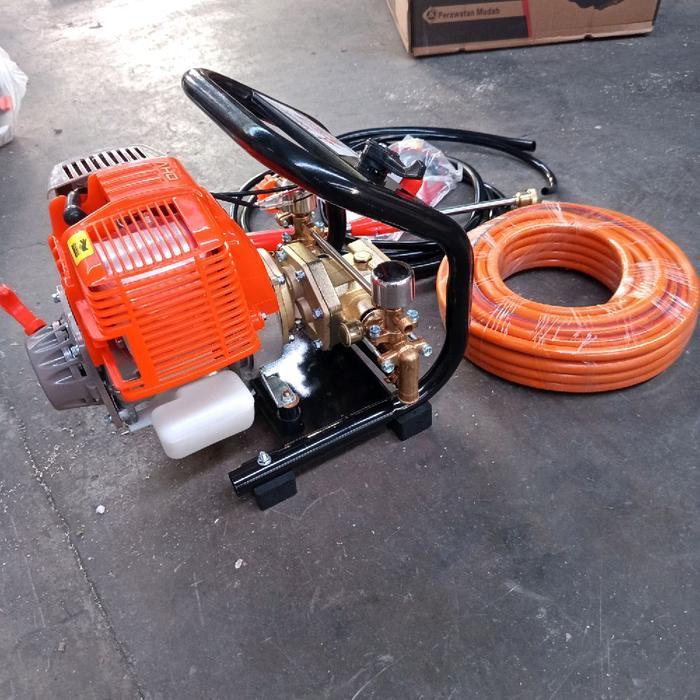 Power sprayer P898 mesin penyemprot 4 tak bensin murni selang 100 meter