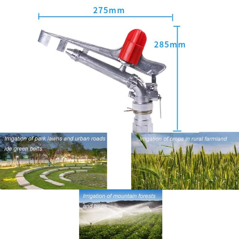Sprinkler Big Gun 1.5 Inch Dn40 Big Rain Jet Gun Jangkauan Luas Merata