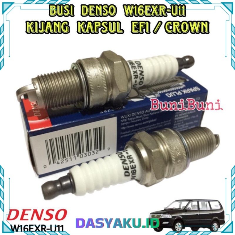 READY BUY BUSI Mobil KIJANG EFI INJEKSI W16EXRU11 ORIGINAL - Busi DENSO Untuk KIJANG KAPSUL 7K EFI /