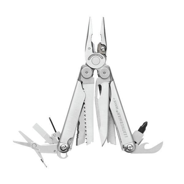 LEATHERMAN WAVE+ Multitool Camping Knife Plier 18 in 1 Multifunction