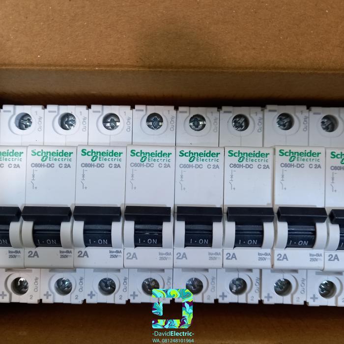 Mcb Dc c60h 1p 2a Schneider / Mcb dc 1p 2a