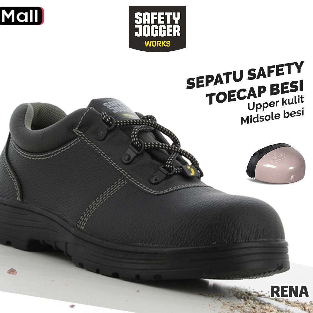 Sepatu Safety Jogger Works Rena S3 Rubber Outsole Heat Resistance Sole Anti static anti slip