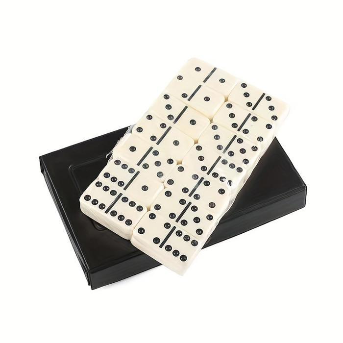 BEANABELL 1 Set Batu Domino Tebal Gaple Batu Domino Metal Batu Domino Rox Besar Tebal