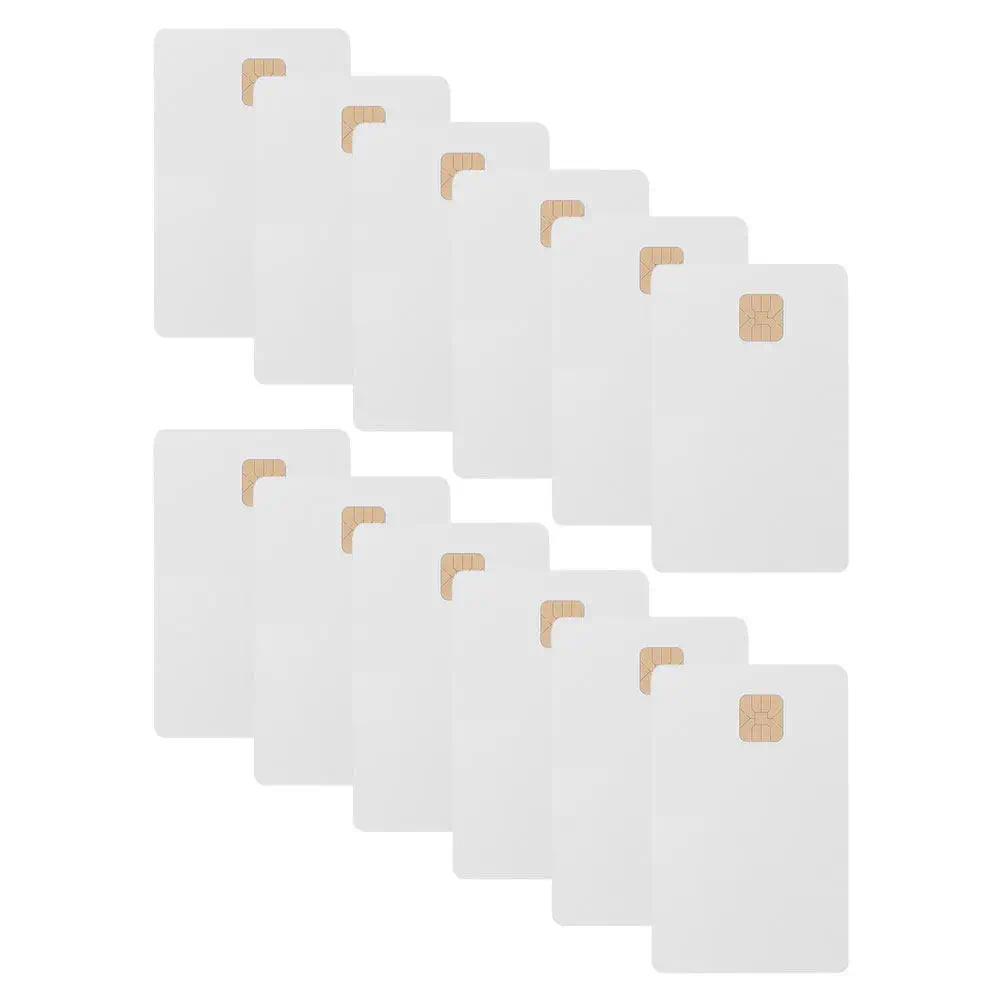 12Pcs Blank Ic Cards with Chip White PVC Card for Hotel Key Card Access Control System Programmable 