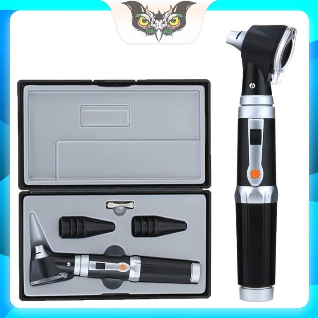 Alat Pemeriksa Telinga Otoscope Ear Scope with Senter LED Zoom 3x