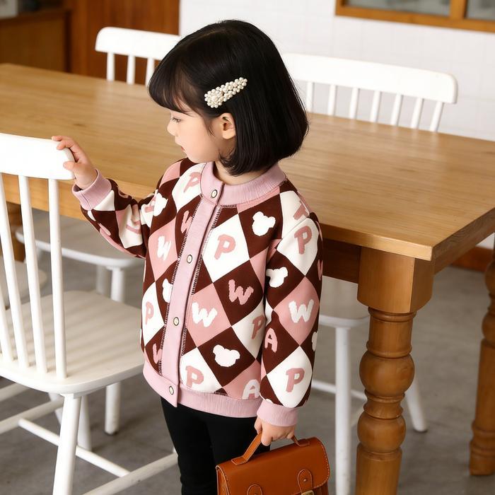 BabyFit Princess Cardigan Rajut Anak-Anak Jaket Sweater Bulu Tipis untuk Bayi Laki-laki dan Perempua