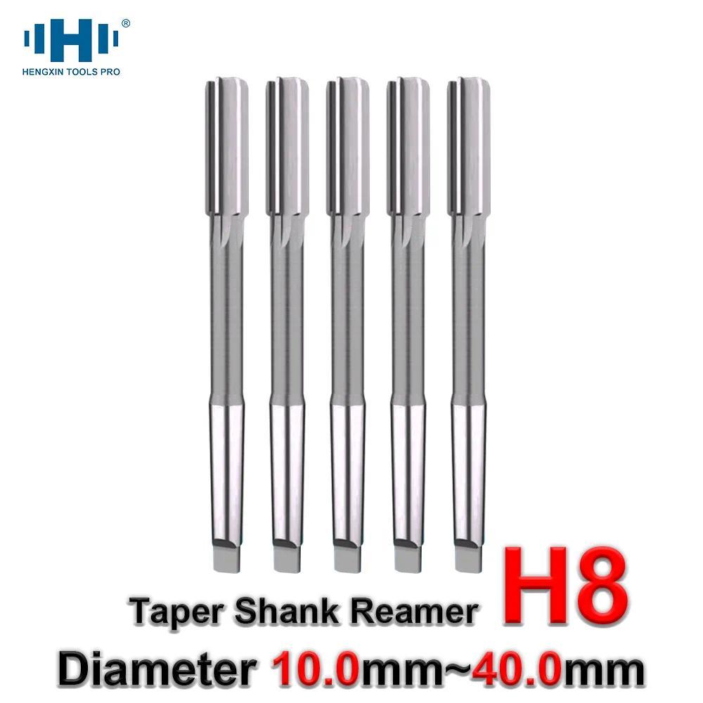 HENGXIN Reamer HSS taper shank CNC tools Reamer Cutter machine reamer H7 10~40mm Morse taper shank r