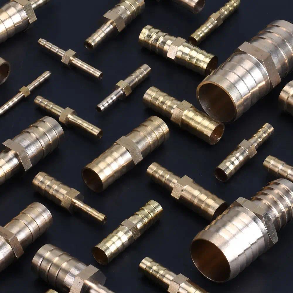Brass reducing connector Pipe pipe connector 3mm 4mm 5mm 6mm 8mm 10mm 12mm 14mm 16mm 19mm 25mm pipes