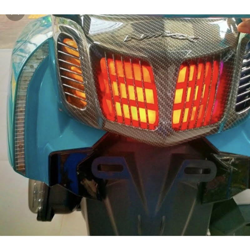 (Tekno teknik) Tutup Lampu Belakang Karbon NMAX Old 2015-2019 Original Nemo Best Quality | Cover Lam