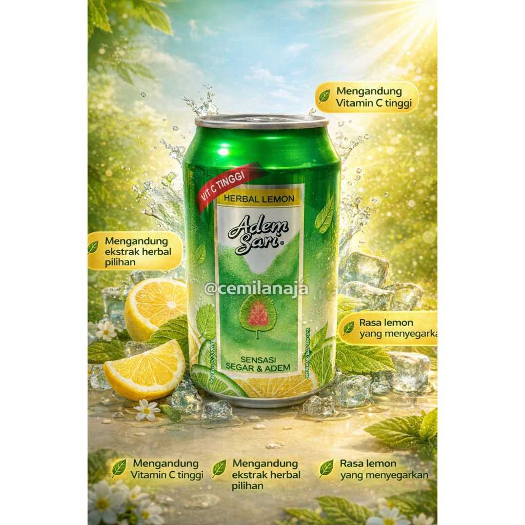 ADEM SARI CHINGKU LEMON KALENG 320 ML / LARUTAN ADEM SARI CHINGKU BOTOL MURAH by SR