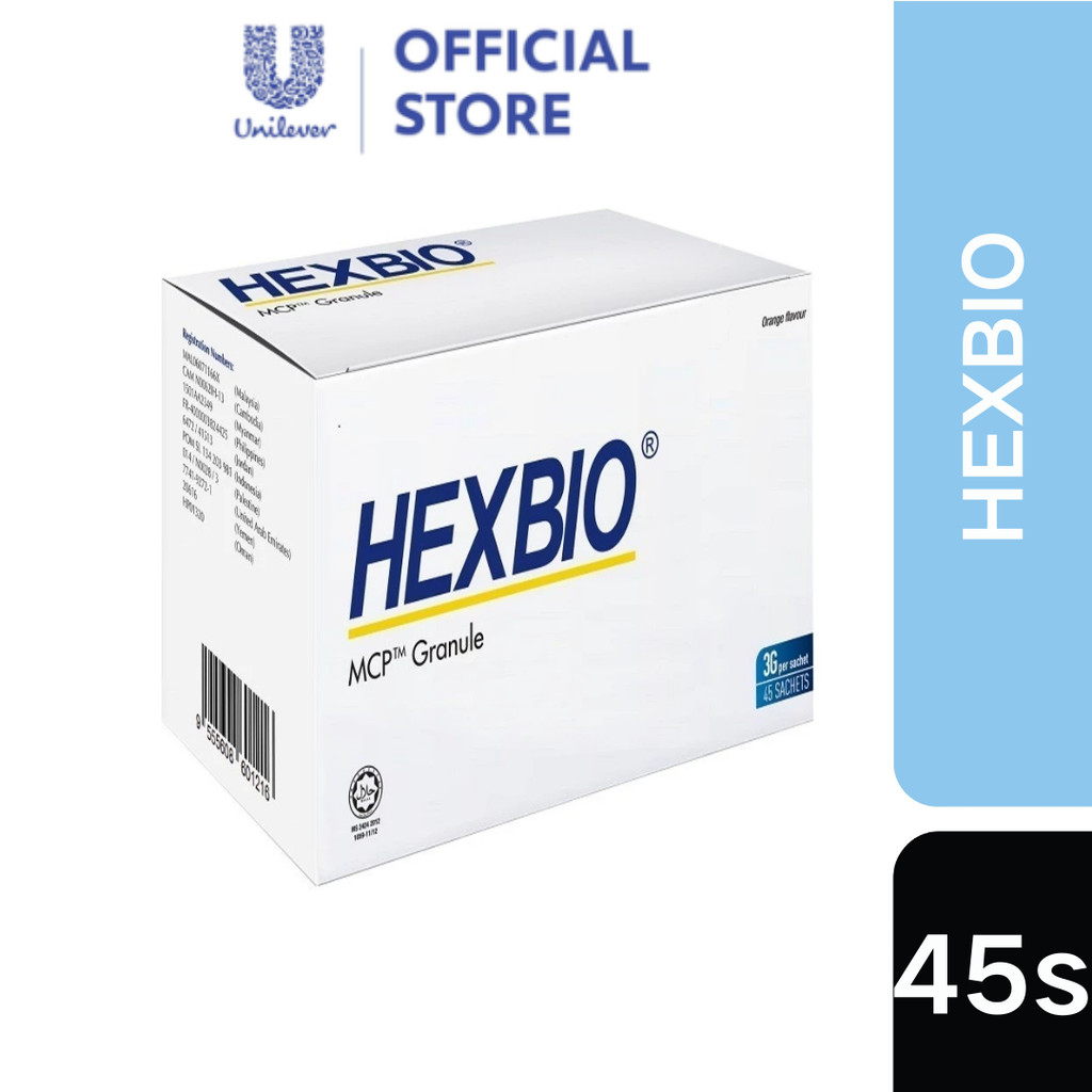 1 kotak gratis 1 vvip 100% asli Hexbio MCP/AOI Granule Probiotic Sachets