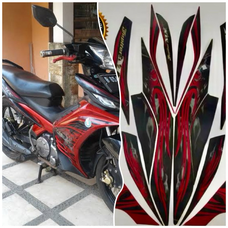 STIKER STRIPING MOTOR JUPITER MX NEW 135 2011 BANYAK WARNA FULLSET
stiker striping yamaha jupiter mx