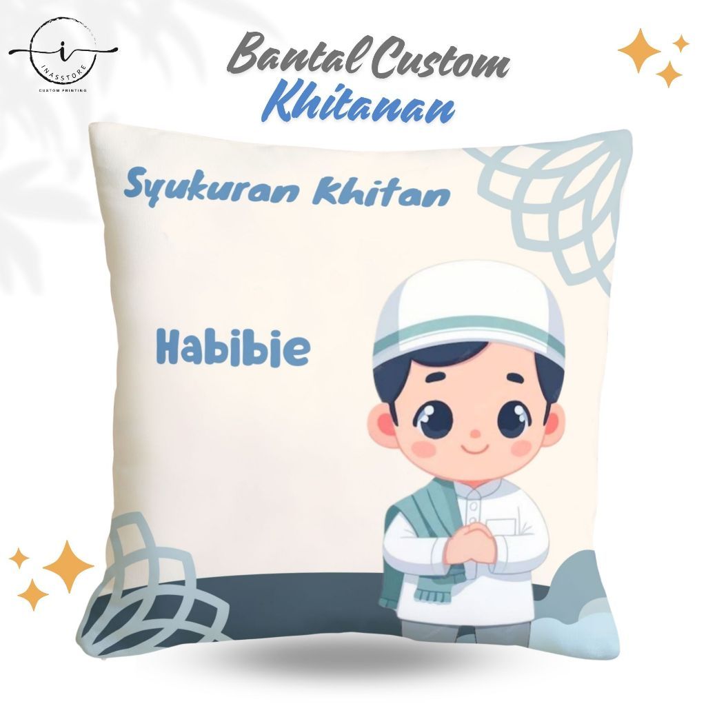 MLYB - SOUVENIR BANTAL KHITANAN / SOUVENIR BANTlAL FOTO / BANTAL FOTO PRINTING / SOUVENIR KHITAN ter