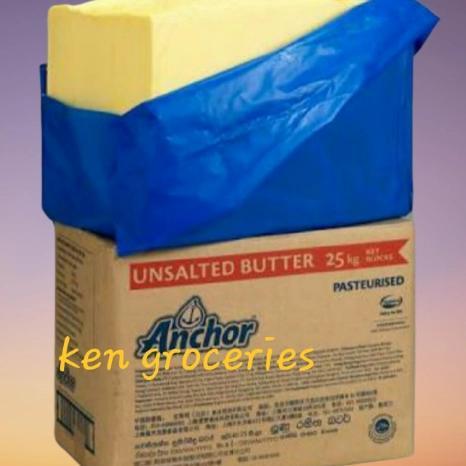anchor unsalted butter 500gr | butter unsalted anchor - 1kg