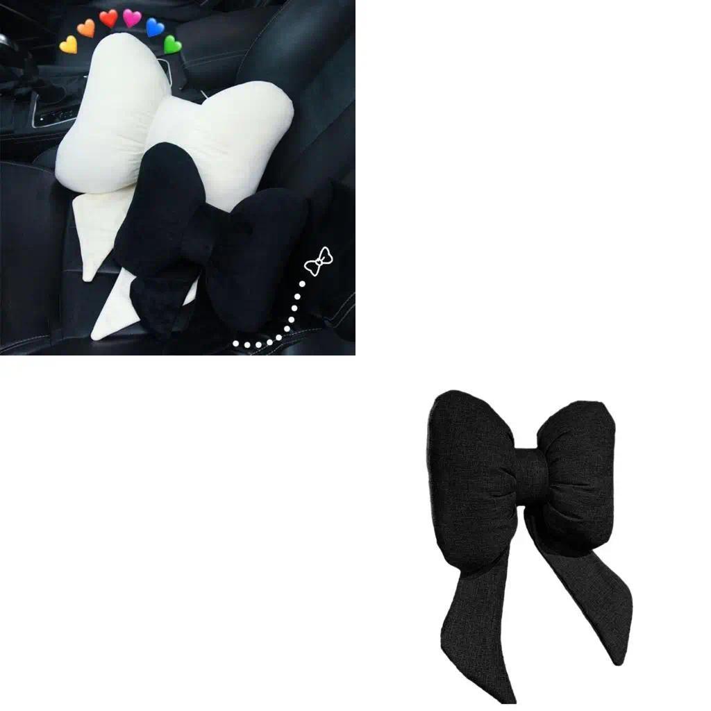 Car Lumbar Pillow Waist Support Lumbar Cushion Bowknot Backrest Lumbar Pillow