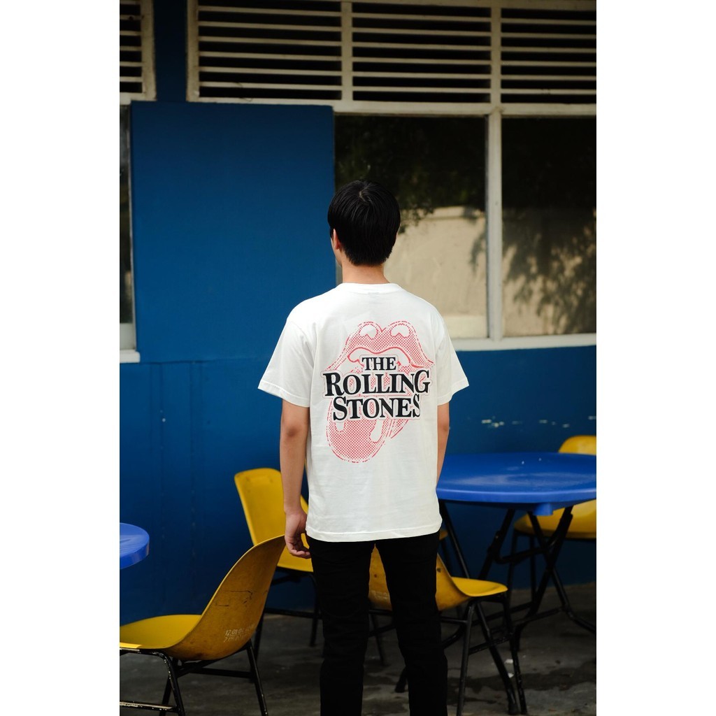 SCAPP | ROLLING STONE LIP RED | OVERSIZED TEE T-shirt