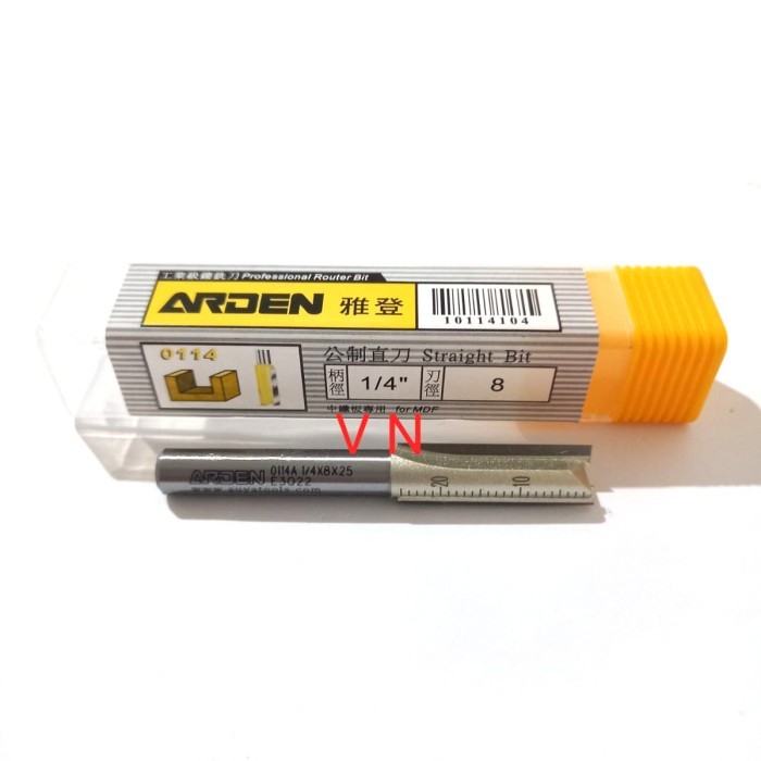 FUJA.ID Mata Router/Profil lurus 8 mm/Straight Bit ARDEN