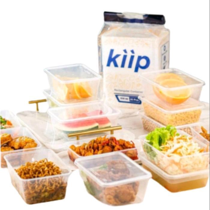 thinwall / food container / kotak makan plastik / lunch box Sekali pakai - 1000 ml