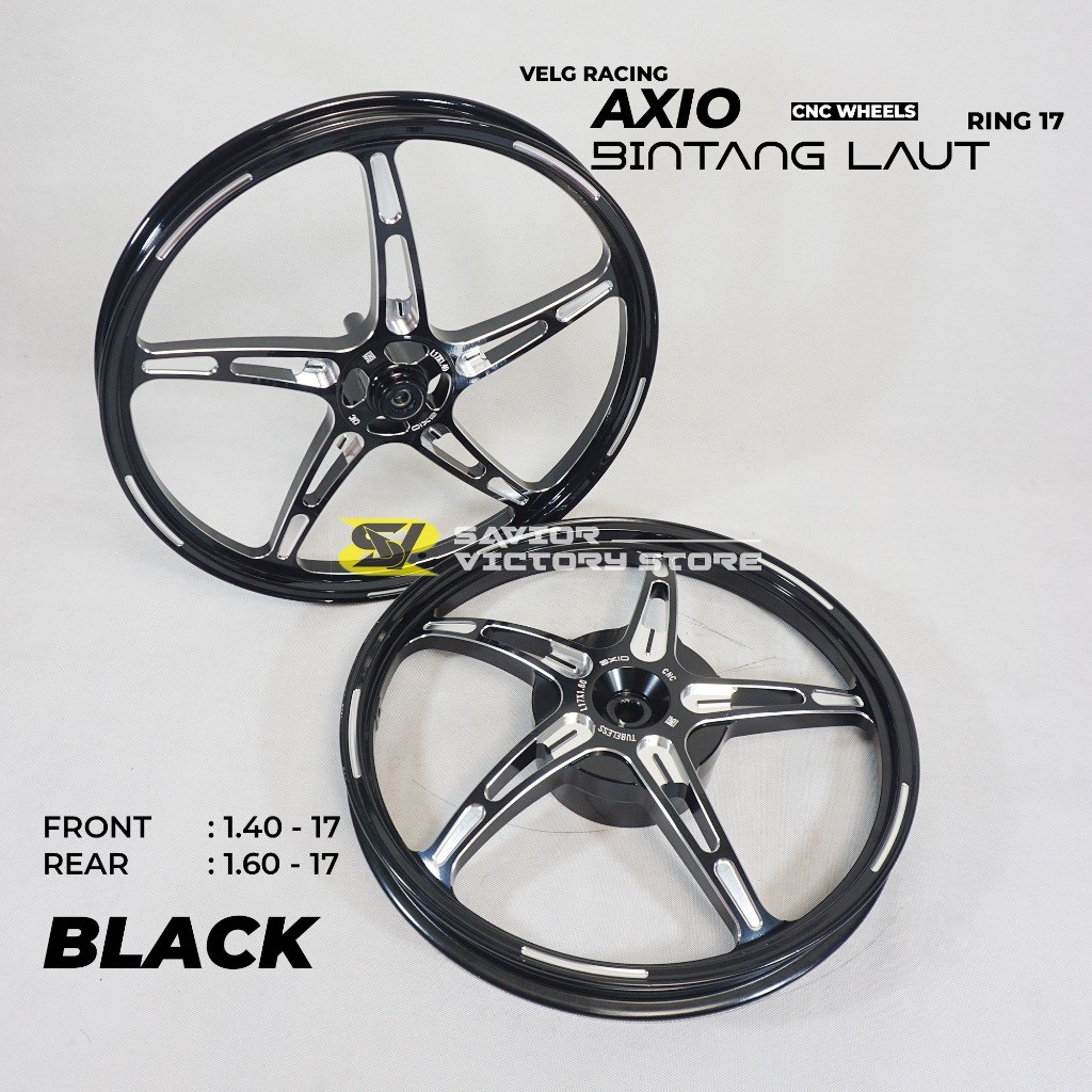 Velg Axio Bintang Laut Ring 17 Vario Mio Beat Cnc Wheels Original